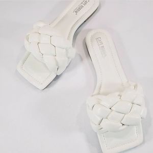 White Flat Women's Sandals